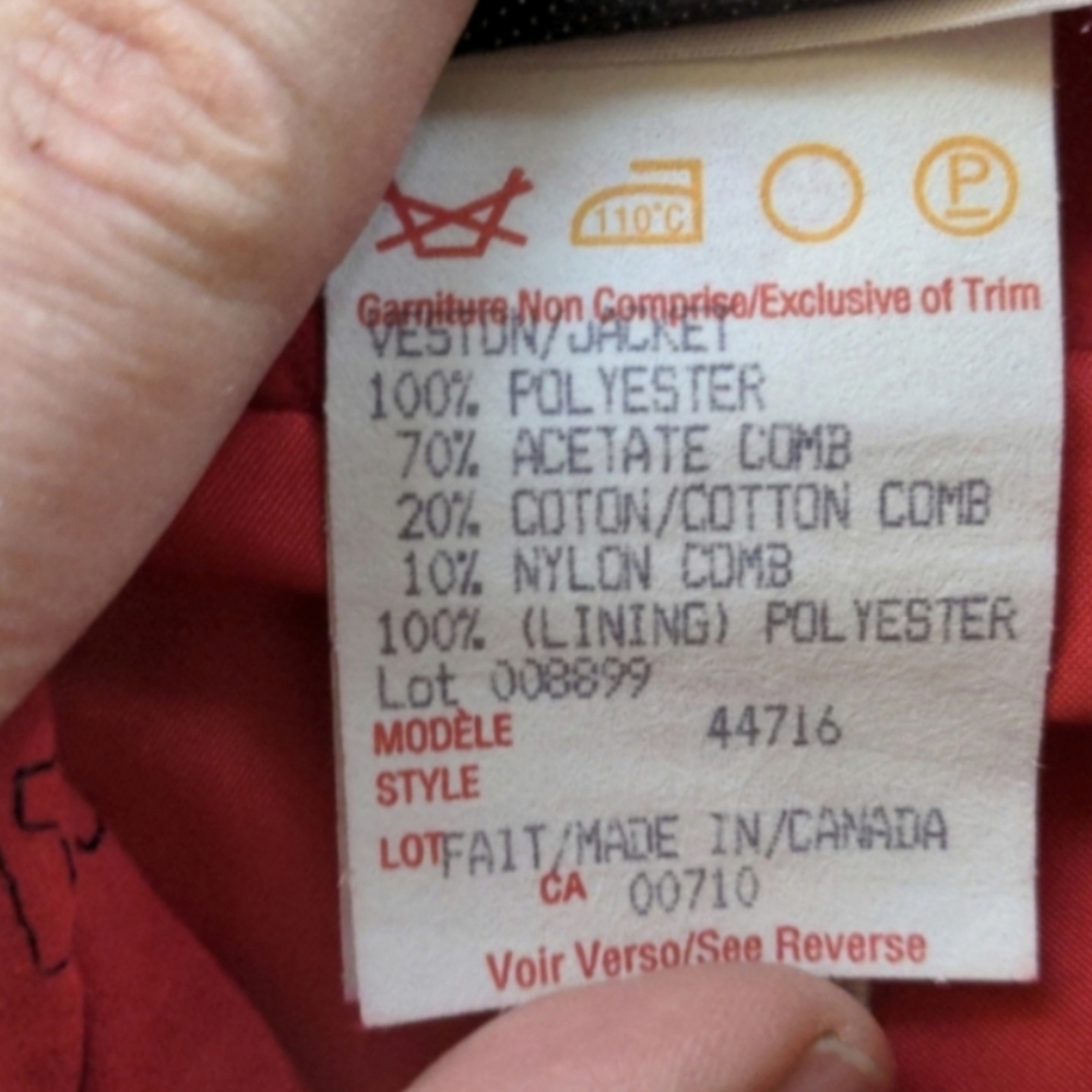 Canadian Designer Joseph Ribkoff jacket / blazer - Picture 4 of 10